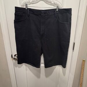 Levi's Mens 569 Loose Straight Denim Shorts Black Size 44